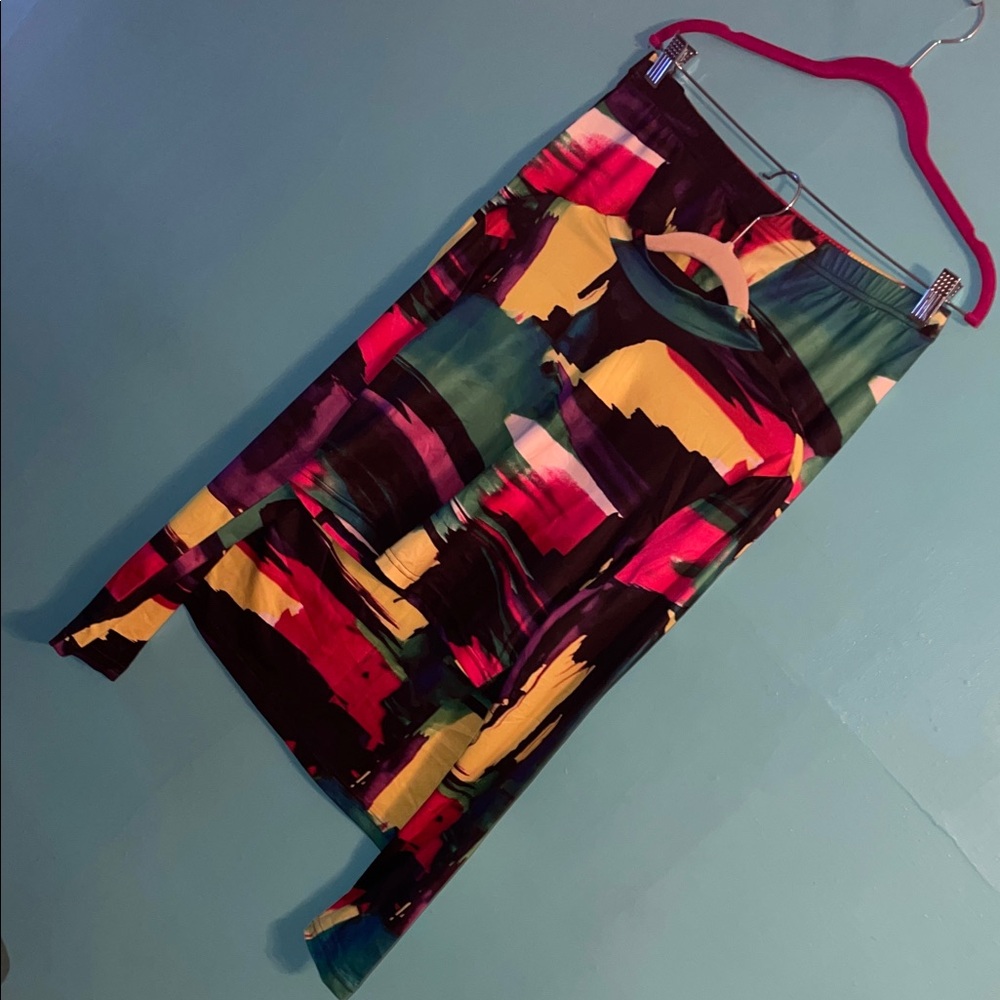 Colorful Abstract Print Two-Piece Set - Picture 11 of 11